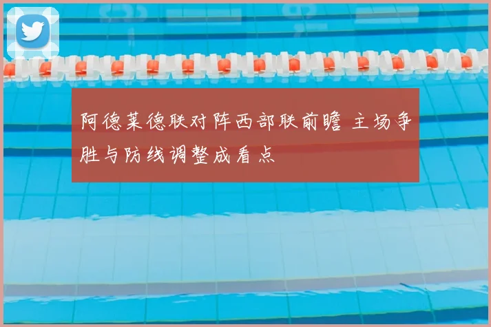 阿德莱德联对阵西部联前瞻 主场争胜与防线调整成看点